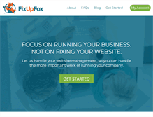 Tablet Screenshot of fixupfox.com